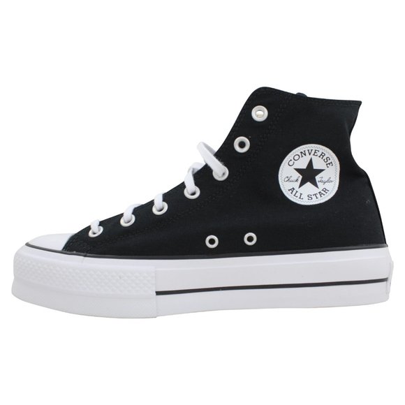 Women's CTAS Platform High Black 560845C - Picture 6 of 8